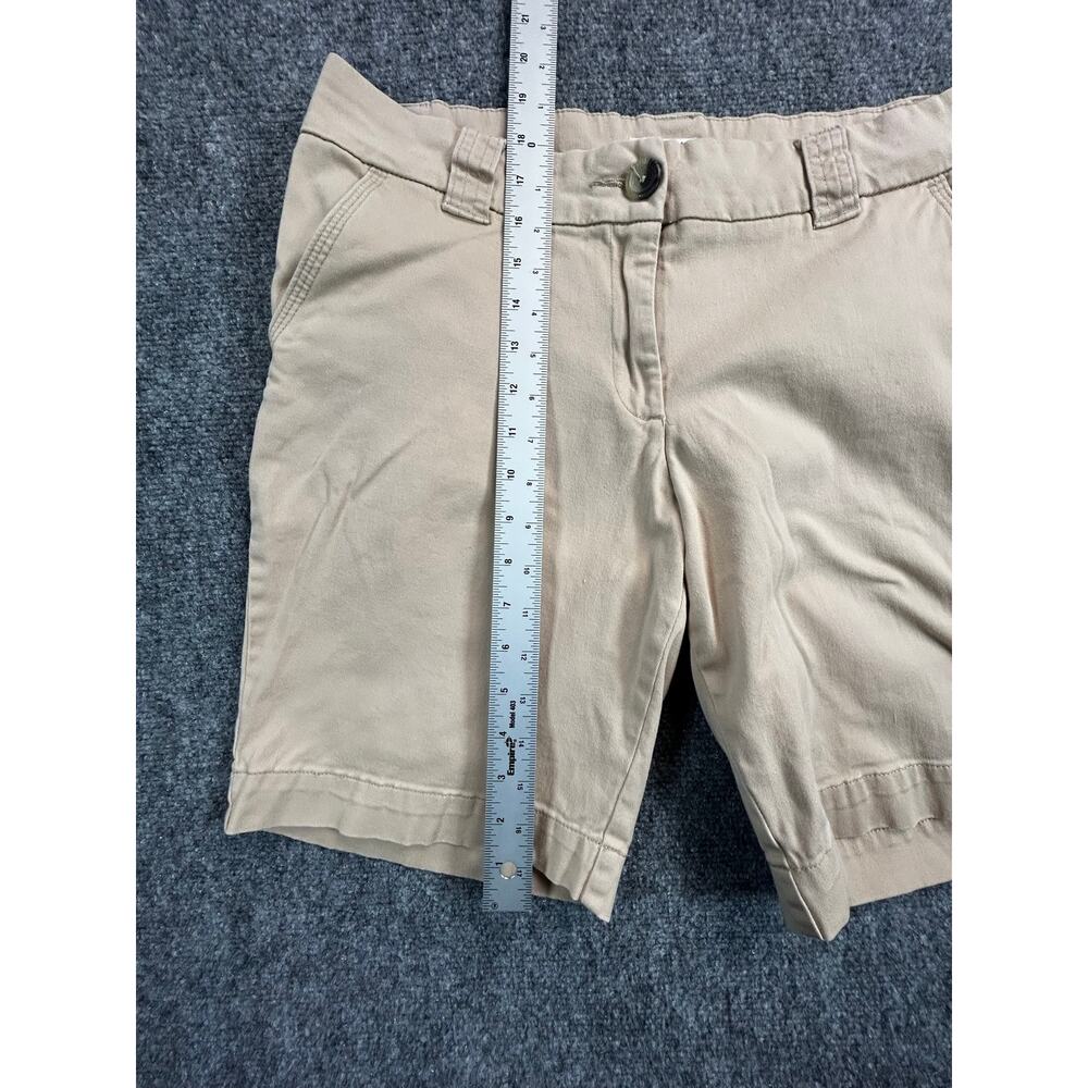 Magellan Outdoors Women's Khaki Chino Shorts Size 10 Beige Stretch Casual Hiking - Picture 7 of 7